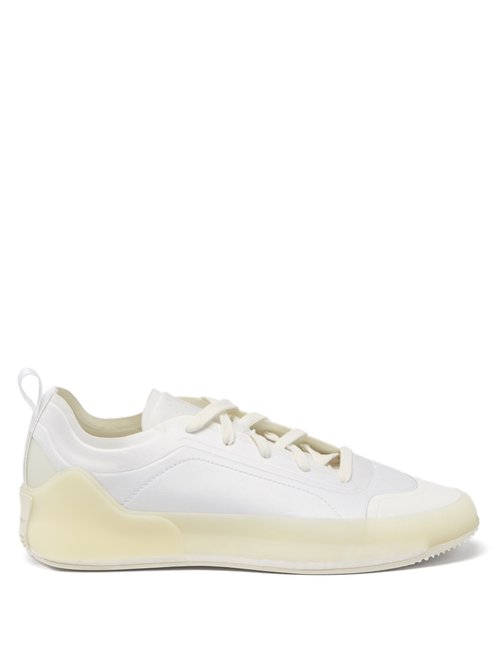Buy Adidas By Stella Mccartney - Treino Recycled-canvas Trainers White online - shop best Adidas By Stella McCartney shoes sales