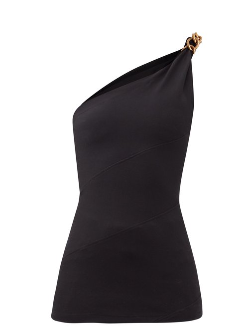 Givenchy - Chain-strap Asymmetric Top Black