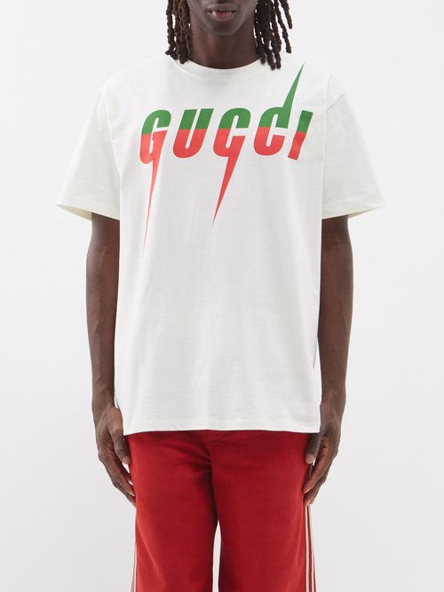 Gucci Blade Logo-print Cotton-jersey T-shirt | Smart Closet