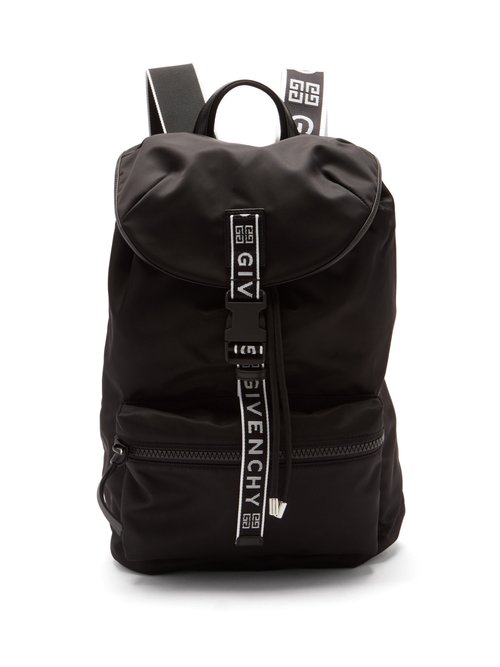 Givenchy - 4g-webbing Technical Backpack - Mens - Black White
