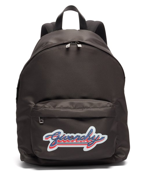 Givenchy - Urban Logo-print Canvas Backpack - Mens - Black