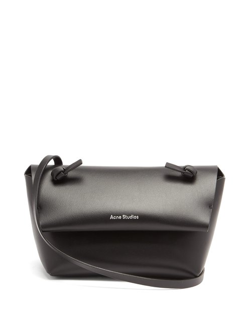 Acne Studios - Knotted-strap Leather Cross-body Bag - Mens - Black