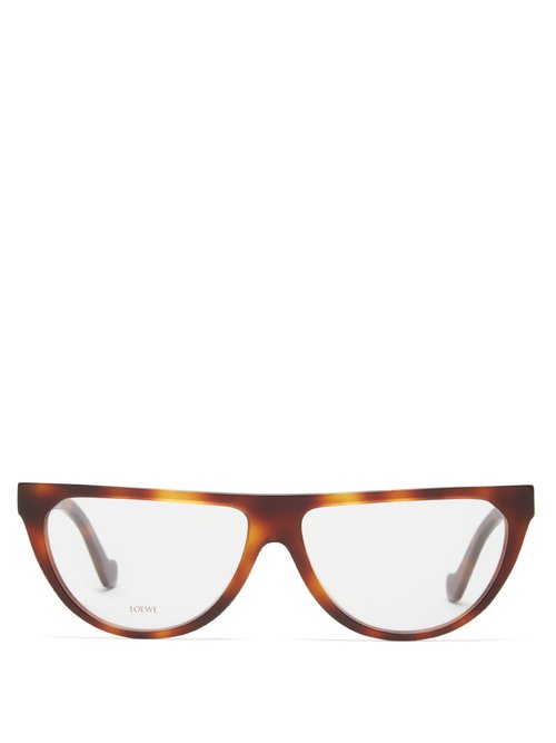 Loewe - D-frame Acetate Glasses - Womens - Tortoiseshell