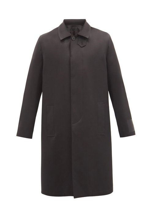 Givenchy - Logo-patch Wool-twill Coat - Mens - Black