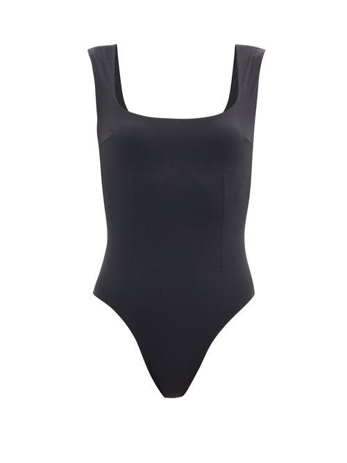 Buy Haight - Brigitte Square-neck Jersey Swimsuit Black online - shop best Haight swimwear sales