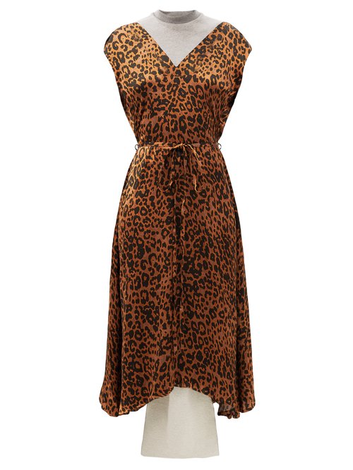 Belen leopard-print dress by Velvet | Coshio Online Shop