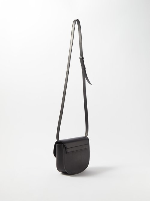 Saint Laurent Kaia Patent Leather Cross-body Bag in Black