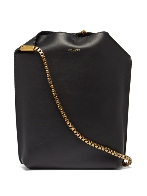 Saint Laurent - Suzanne Small Chain-strap Leather Shoulder Bag - Womens - Black