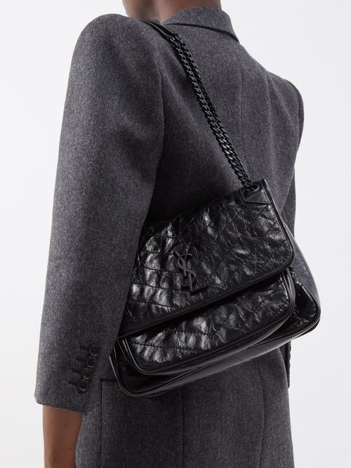 Saint Laurent Medium Niki Matelassé Leather Shoulder Bag