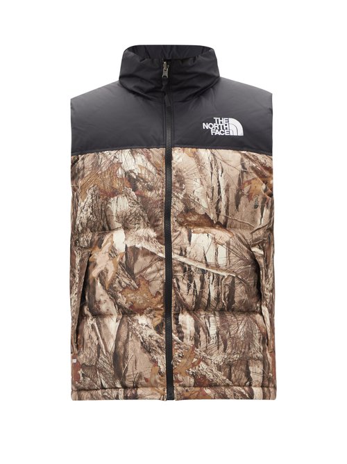 The North Face 1996 RETRO NUPTSE PRINTED QUILTED DOWN GILET