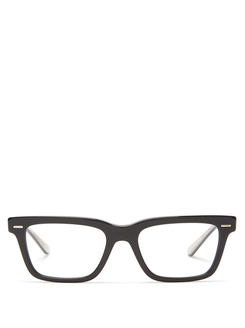 The Row - X Oliver Peoples Ba Cc Rectangle Acetate Glasses - Womens - Black