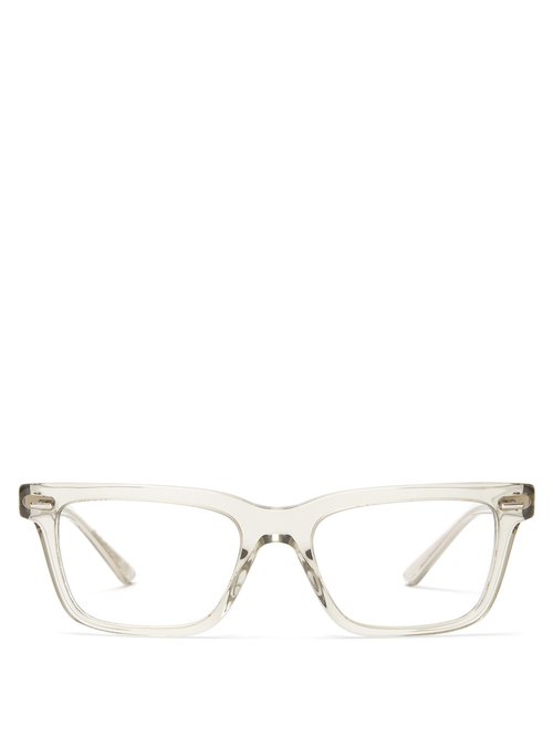The Row - X Oliver Peoples Ba Cc Rectangular Glasses - Womens - Clear