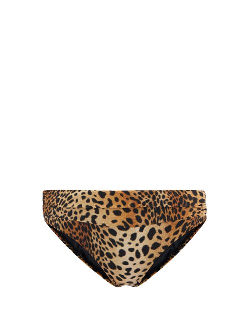 Melissa Odabash - Santa Fe High-rise Cheetah-print Bikini Briefs Animal Beachwear