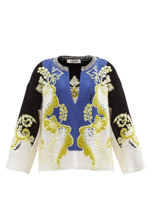 Valentino Cottons ARAZZO-KNITTED COTTON SWEATER