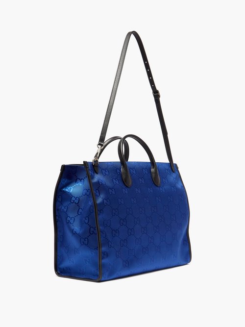 Blue Gucci Large GG Nylon Off the Grid Tote Bag – Designer Revival