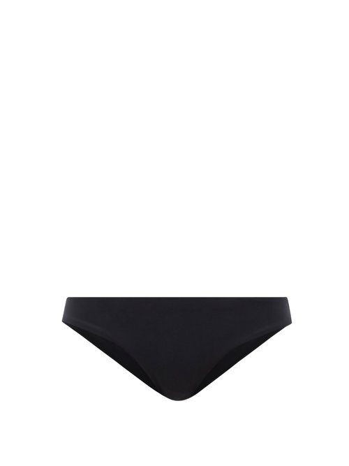 Mara Hoffman - Zoa Low-rise Recycled Fibre-blend Bikini Briefs Black Beachwear