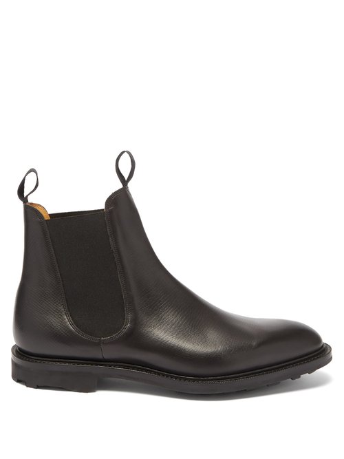 Edward Green - Newmarket Leather Chelsea Boots - Mens - Black
