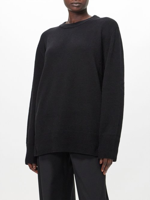 The Row - Sibem Wool-blend Sweater Black