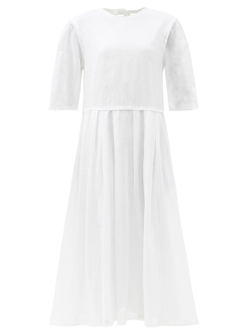 Buy S Max Mara - Varenna Dress White online - shop best S Max Mara clothing sales