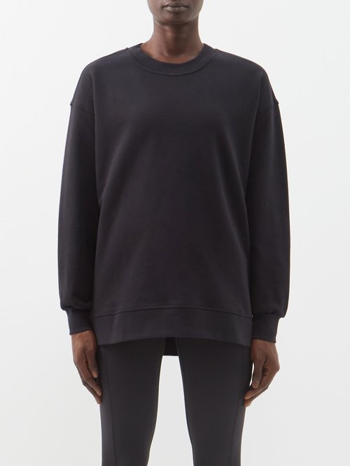 Lululemon - Perfectly Oversized Cotton-terry Sweatshirt Black