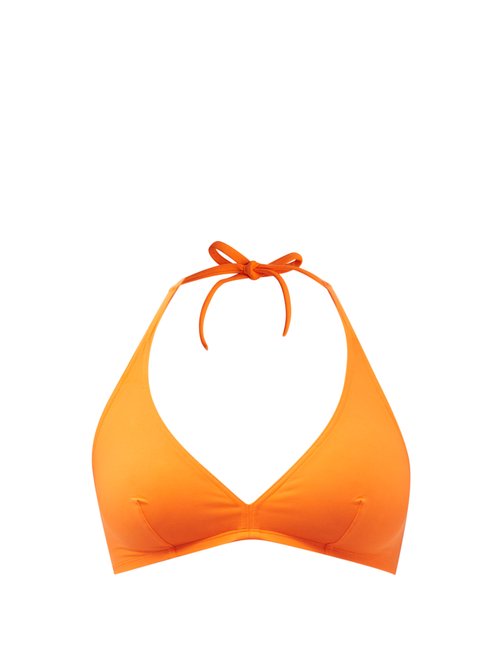 Eres - Gang Halterneck Bikini Top Orange Beachwear