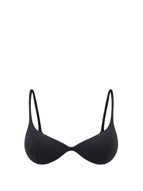 Isa Boulder - Addition Underwired Bikini Top Black Beachwear