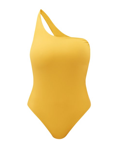 Jade Swim - Evolve One-shoulder Swimsuit Yellow Beachwear