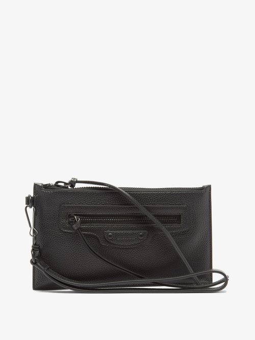 Neo Classic Small Grained-leather Pouch