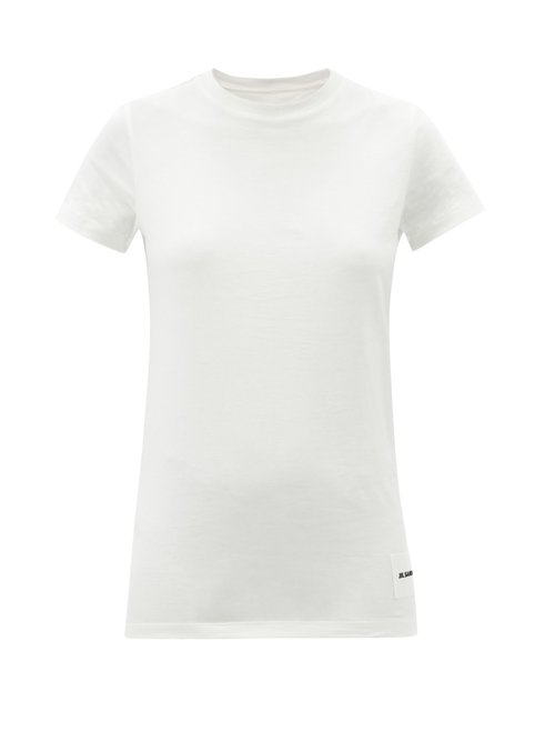 Jil Sander - Pack Of Three Organic-cotton Jersey T-shirts White