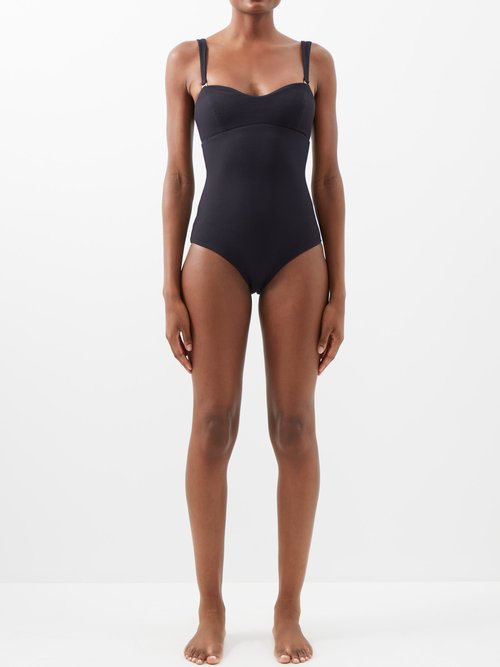 Cossie + Co - The Laura Bandeau Swimsuit Black Beachwear
