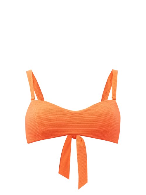 Buy Cossie + Co - The Isla Detachable-strap Bikini Top Orange online - shop best Cossie + Co swimwear sales
