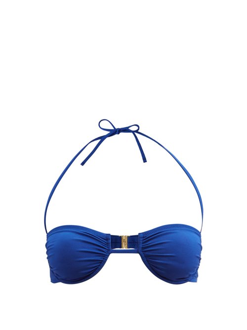 Fisch - Coquillage Underwired Bikini Top Blue Beachwear