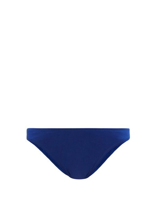 Fisch - Flamand Recycled Fibre-blend Bikini Briefs Blue Beachwear