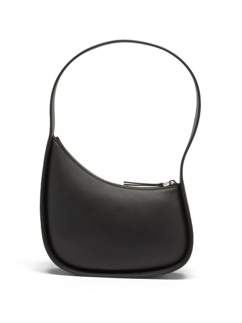 The Row Bags HALF MOON LEATHER SHOULDER BAG