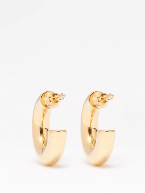 Pieces Exclusive 18K Plated Small Hoops in Gold