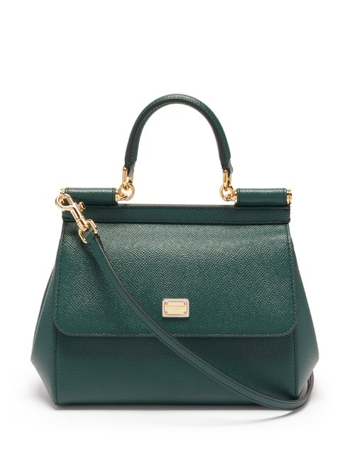 small dauphine leather sicily bag