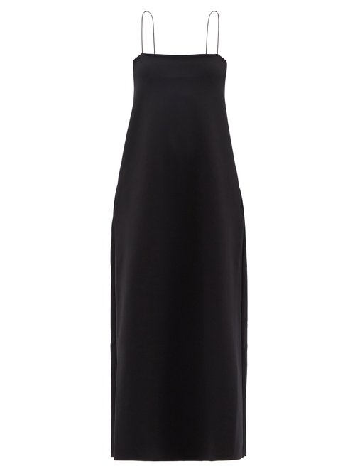The Row - Cenoa Scuba-jersey Maxi Dress Black