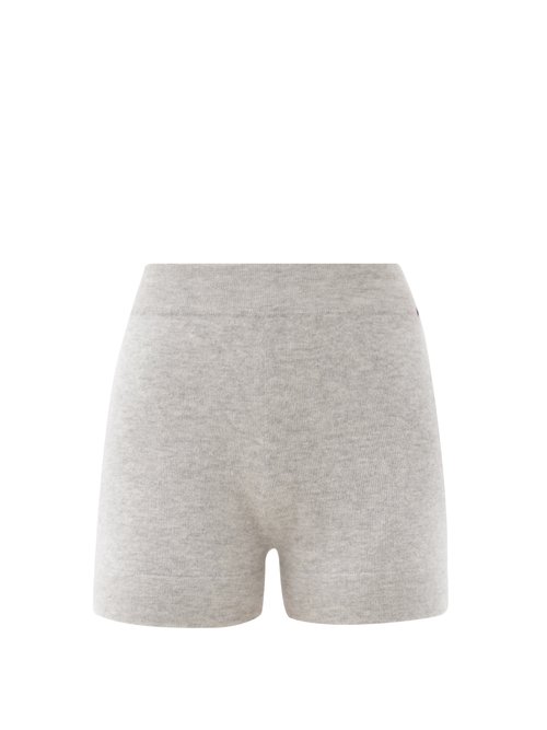 Extreme Cashmere - Very Elasticated-waist Cashmere Shorts Grey