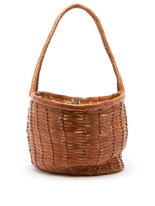 Dragon Diffusion Jane Birkin Large Woven-leather Basket Bag