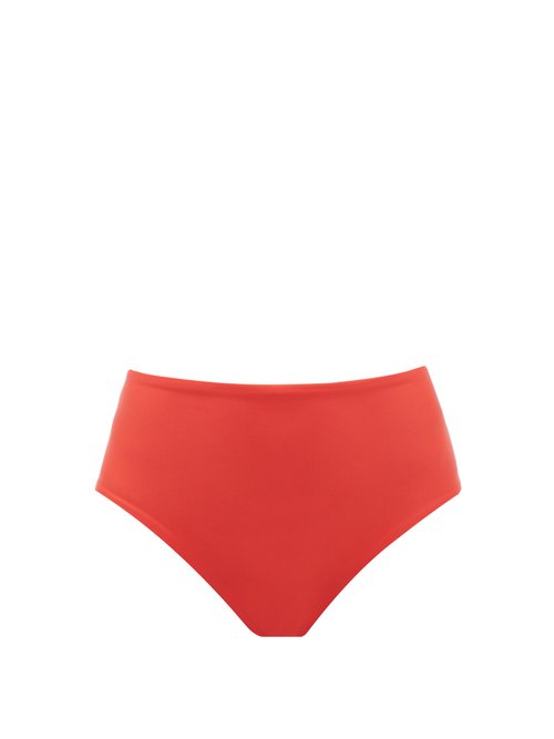 Matteau - The High Waist Bikini Briefs Red Beachwear