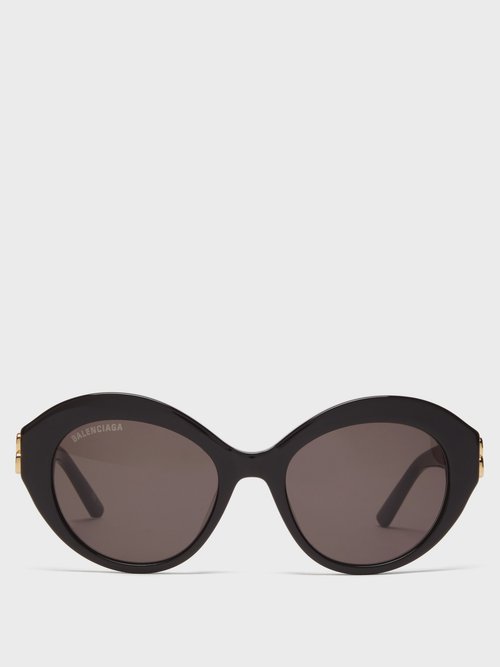 Balenciaga Eyewear Dynasty Oval Acetate Sunglasses