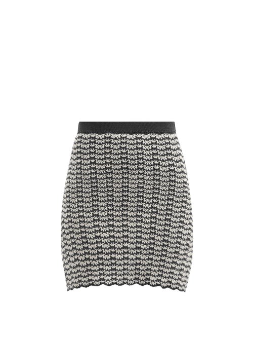 Ana High-rise Hand-crocheted Cotton Mini Skirt