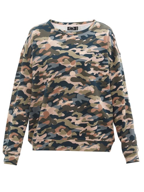 The Upside – Alena Himalaya Camouflage-print Cotton Sweatshirt Camouflage