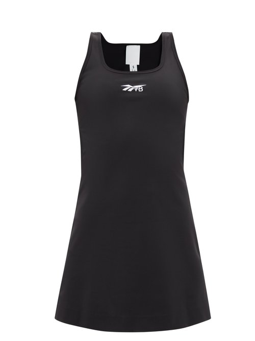 Reebok X Victoria Beckham - Cutout-back Stretch-jersey Tennis Dress Black