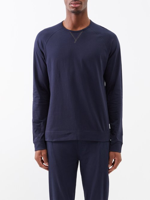 Paul Smith Y-insert Cotton-jersey Long-sleeved T-shirt
