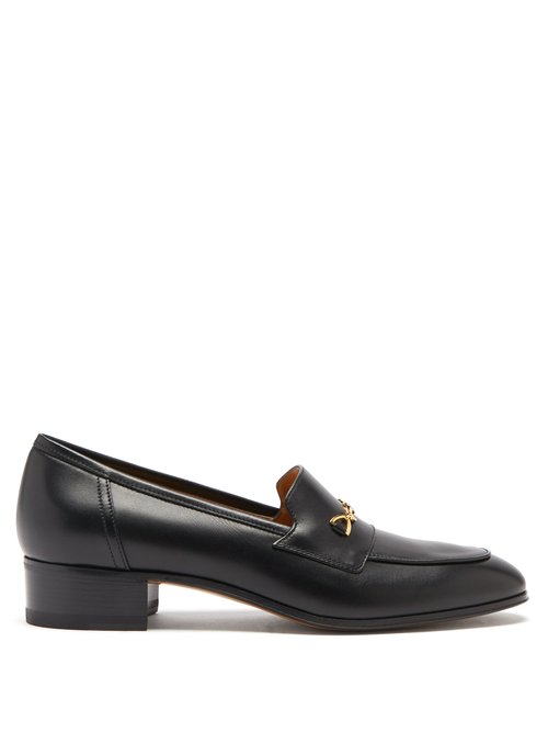 Gucci - GG Horsebit Leather Loafers Black
