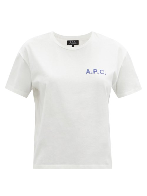 A.P.C. - Judy Logo-print Jersey T-shirt White