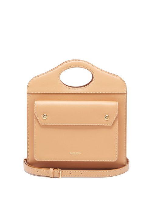 Pocket Mini Leather Cross-body Bag