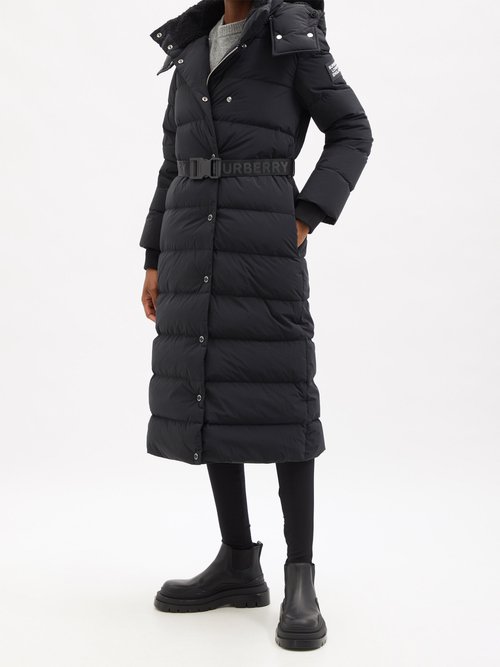 Burberry – Eppingham Belted Quilted Down Coat Black