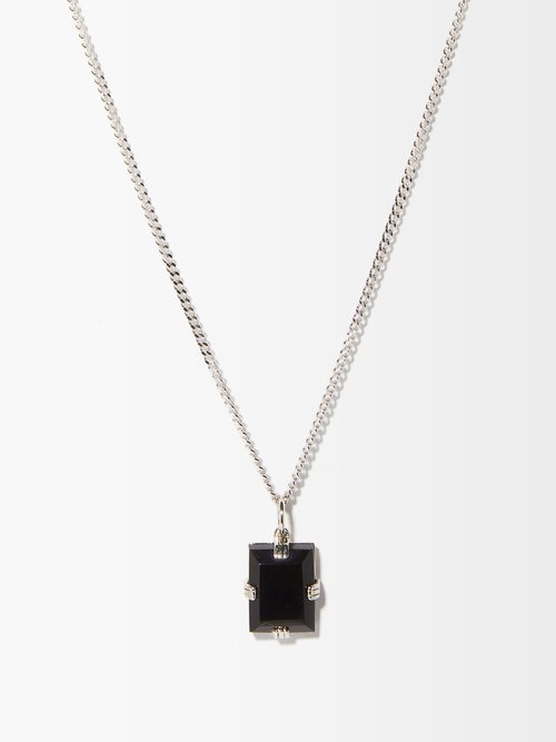 Miansai Lennox Onyx & Sterling-silver Necklace